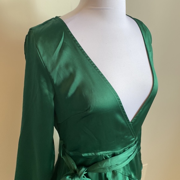 Hello Molly Sail Away To China Jade Satin Dress - Picture 7 of 10
